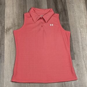 Under Armour Women's Zinger Sleeveless Polo Medium